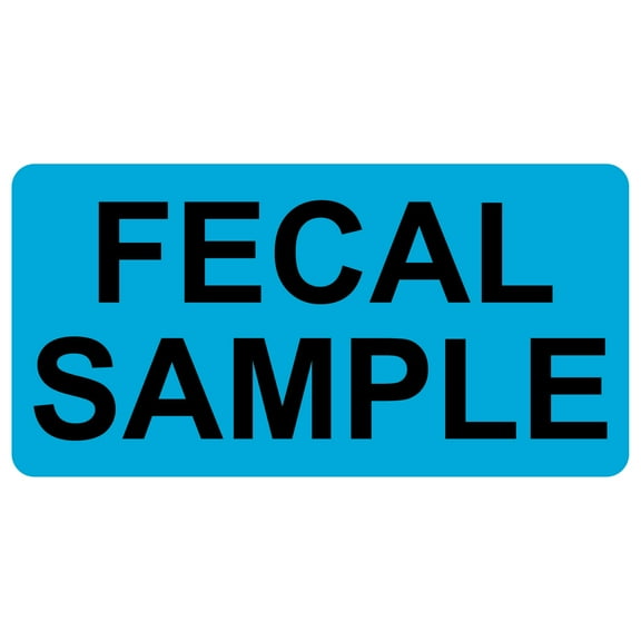 Fecal Sample Veterinary Labels