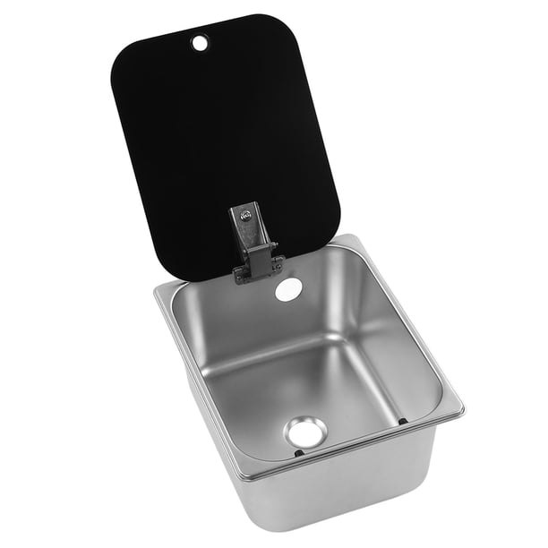 Fregadero de cocina Bling Bling para vehículos recreativos acero inoxidable 300x240x150mm