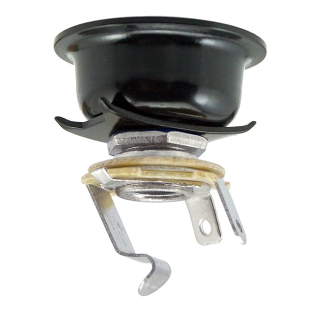 Enchufe de salida de pastilla de guitarra Yuyangstore 1/4'' Negro