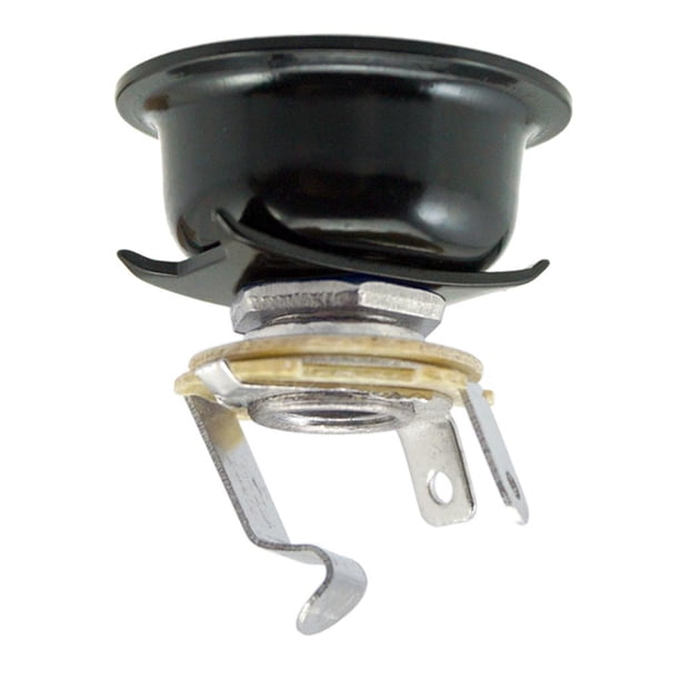 Enchufe de salida de pastilla de guitarra Yuyangstore 1/4'' Negro