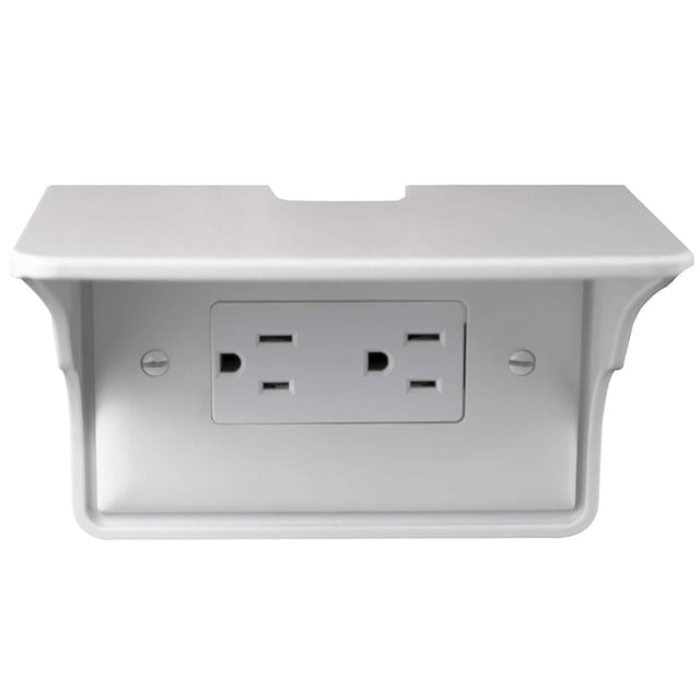 Amdohai Outlet Shelf US Phone Charge Socket Rack Wall-Mounted Storage Outlet Shelf