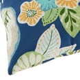 thumbnail image 3 of Greendale Home Fashions 19'' x 12'' Reversible Outdoor Throw Pillow, Set of 2, Marlow Blue Floral, 3 of 8