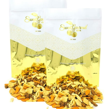 Oriental Rice Snacks - SweetGourmet Oriental Rice Crackers | Asian Rice Cracker Snack Mix | No Artificial Colors, All Natural | Kosher | 4 pounds (2X2Lb)