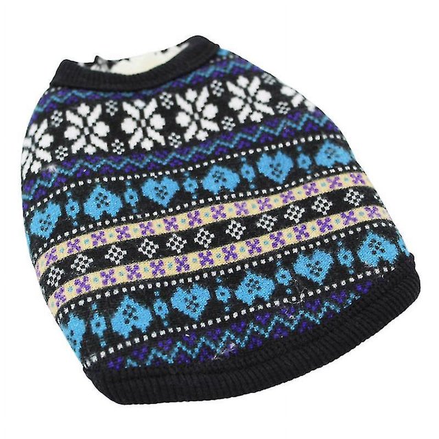 XL Ropa para mascotas, suéter de invierno de 2 patas con estampado de hilo de lana resistente a desgarros, súper suave, ropa para mascotas para exteriores Qinhai