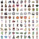 thumbnail image 4 of Amuletos de cocodrilo de gato de Anime, accesorios para gatos, decoraciones de Pvc, animales de dibujos animados para Hello Kitty Sanrio, regalos para mujeres y niños, 1 Uds., 2021, 4 of 4