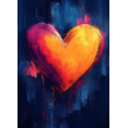 thumbnail image 1 of Qisvanset Framed Canvas Wall Art 12x16 Inch Colorful Jesus Loves Me Teen Room Bible Quote Art, 1 of 5