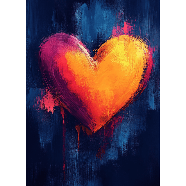 Qisvanset Framed Canvas Wall Art 12x16 Inch Colorful Jesus Loves Me Teen Room Bible Quote Art