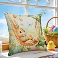 thumbnail image 7 of Pillow Covers 18x18, Easter Decorations Throw Pillow Covers, Spring Decor for Home Bedroom Couch Cushion Cover, Multicolor, 7 of 7