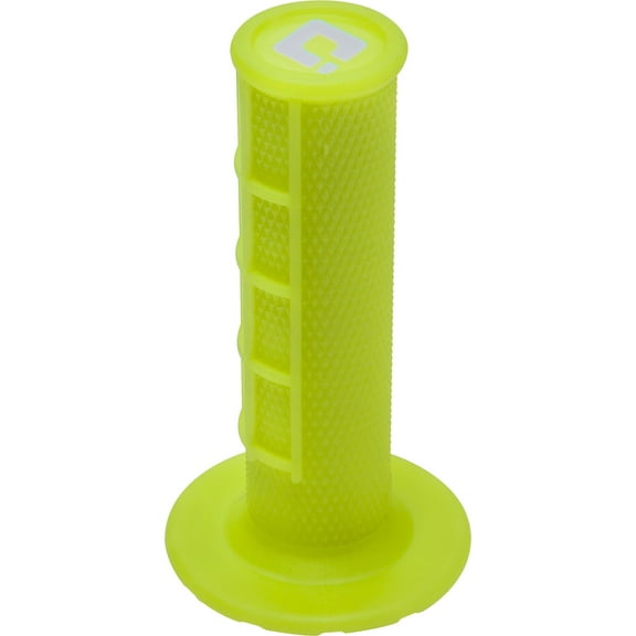 ODI MX V2 Lock-On Grips | Half Waffle | Twist Throttle | Fluo Yellow (H36HWY)