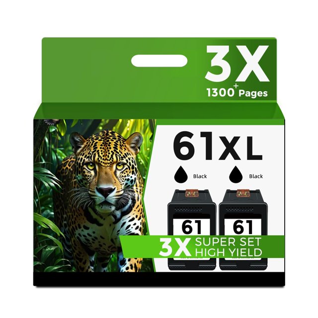 Cartucho de tinta Ubinki 61XL negro de repuesto para HP 61 XL