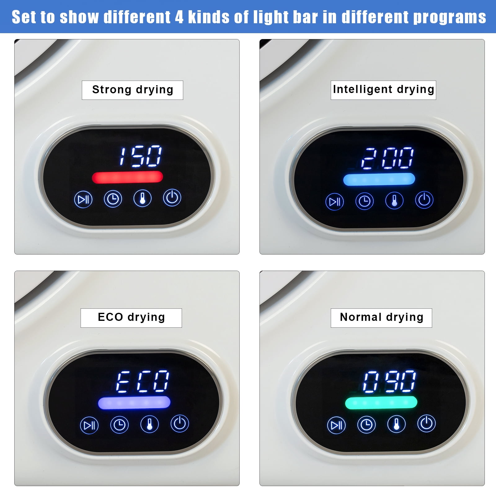 ZOKOP GYJ40-88C1-E Compact Portable Household Clothes Dryer 2.6