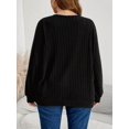 thumbnail image 2 of SIEANE Women's Plus-Size Casual Crew Neck Long-Sleeved Autumn/Winter Twist Nnit Sweater Top 1X-4X, 2 of 7