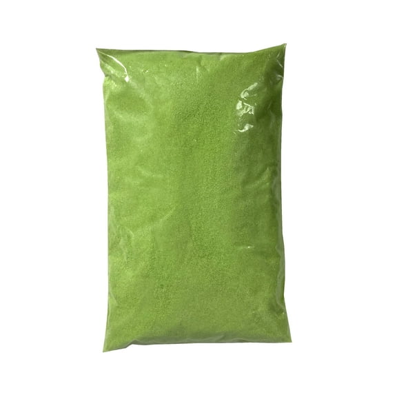 CalCastle Color Sand 2.2 LBS Bulk Pack 18 Colors for Weddings, Vase Filler, Home Decor, Craft Sand (Olive Bright)