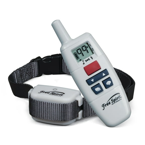 FreeSpirit Dog Training Collar w/ Remote, Safe Tone, Vibrate, Static stim, 330 yd Range