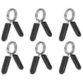 thumbnail image 1 of Paquete de 6 clips para barra de 25 mm (1 pulgada) - Collares de resorte para mancuernas, para barras de peso estándar, para entrenamiento de fuerza., 1 of 5