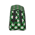 thumbnail image 3 of Kdxio Green Argyle Plaid for Double Compartment Pen Case Oxford Organizer with Zipper Pockets for Students Artists, 3 of 7