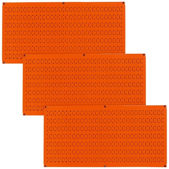 Wall Control Planche à Chevilles en Métal Standard 32 Pouces Organisateur d'Outils, (3 Pack)