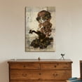 thumbnail image 2 of wall26 - Canvas Print Wall Art - Day of The Dead (Dia De Los Muertos) Themed Art Vintage Sugar Skull Girl with Roses - Gallery Wrap Modern Home Art | Ready to Hang - 12x18 inches, 2 of 4
