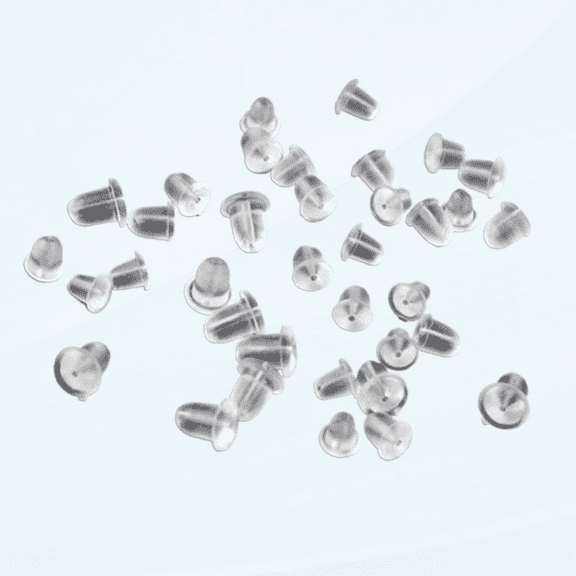 Earring Backs Rubber,Earring Backs Replacements Back Earrings Earring Backings Back Earrings for Women(200 Pieces)