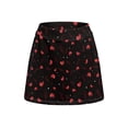 thumbnail image 2 of Uorisango Red Heart Women's Active Performance Skort Size XL Soft Polyester Spandex Fabric Tennis Golf Skirts for Women with Shorts with Pockets Breathable Stretchy Daily Wear, 2 of 7
