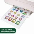 thumbnail image 4 of SJPACK 20 Sheets 8.5" x 11"Glossy Printable Vinyl Sticker Paper for Inkjet & Laser Printer, Waterproof, Dries Quickly Vivid Colors, 4 of 6