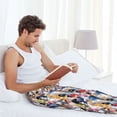 thumbnail image 5 of Vsdgher Colourful Horses Mens Pajama Pants Sleep & Lounge Pants, PJ Pants-XX-Large, 5 of 6
