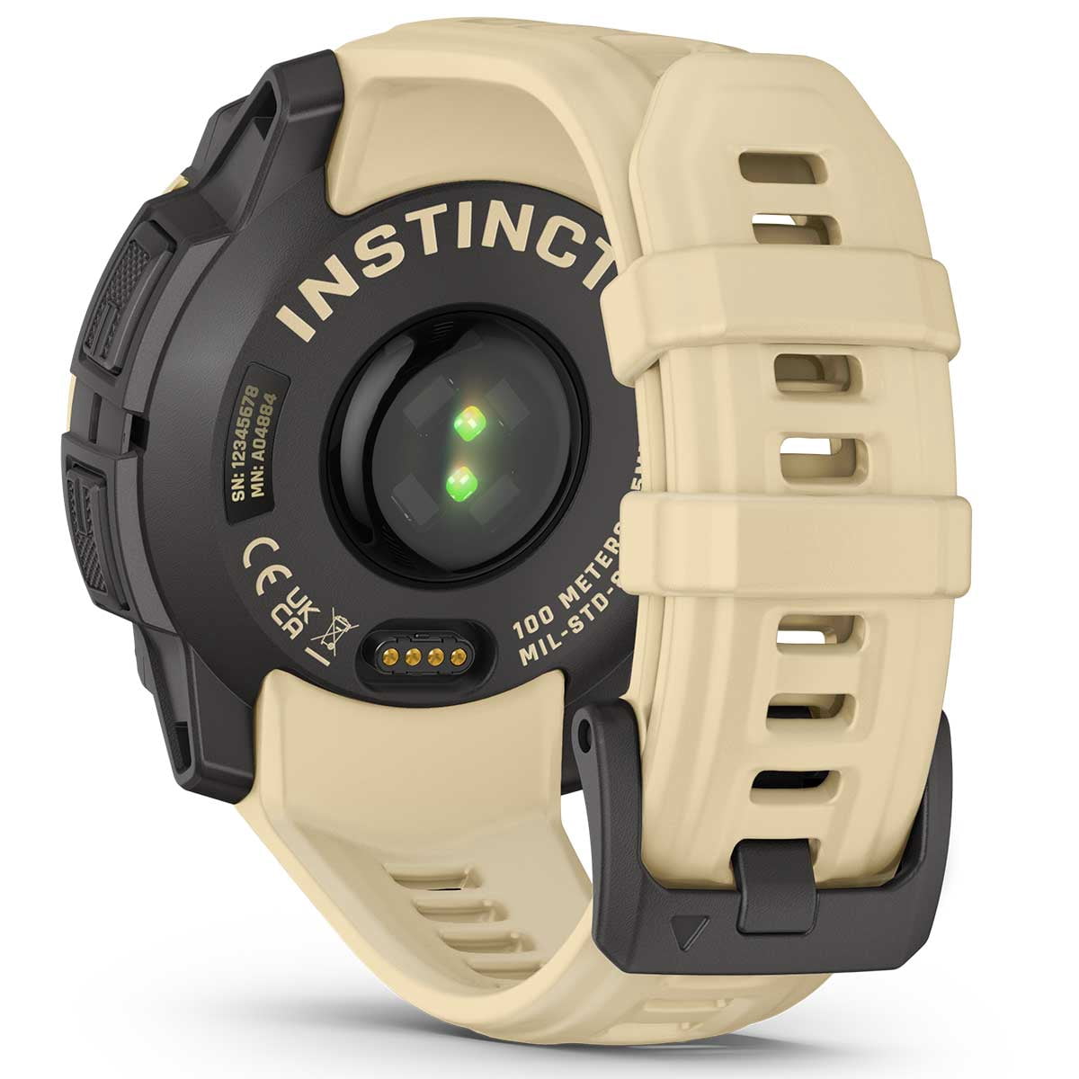 Garmin Instinct 3 Alpine Rush AMOLED (Citrine, 45 mm) Outdoor GPS Smartwatch Gift Box Bundle with PlayBetter HD Screen Protectors, Wall Adapter & Case
