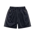 thumbnail image 6 of Kvture Mens Running Shorts with Zipper Pockets Elastic Waist Athletic Workout Short Pants Breathable Gym Clothes Summer Dark Blue XXL, 6 of 7