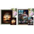 thumbnail image 1 of Kit Punto Cruz Impreso Hilo Algodón Ecológico Bordado 11CT Art40x50cm, 1 of 8