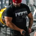 thumbnail image 4 of 5% Nutrition Rich Piana Black Muscle T-Shirt, Monsters Do Exist Short Sleeve Men's Workout Gym Shirt, 4 of 4