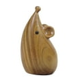 thumbnail image 4 of Tongina Wood Animal Statue Creative Gift Mini Sculpture for Office Indoor Home Decor rat, 4 of 8