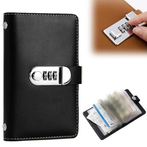 100 Envelopes Money Saving Challenge, Lockable Savings Book, Money Saving Binder Book with Cash Envelopes for Household Budget Planning