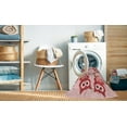 thumbnail image 2 of Ahgly Company Machine Washable Indoor Rectangle Transitional Orange Area Rugs, 6' x 9', 2 of 7