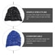 thumbnail image 2 of 3 piezas de gorro de dormir de malla de ganchillo para mujer, gorro de dormir con redecilla para el pelo, 2 of 7