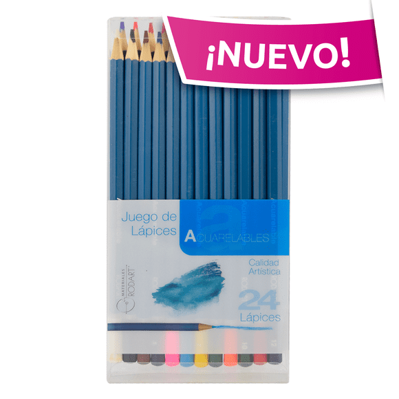 Caja Con 24 Lápices Acuarelables