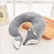 thumbnail image 1 of Almohadas de viaje Aviones Zorro Animal Almohada para el cuello en forma de U Piel de felpa, 1 of 5