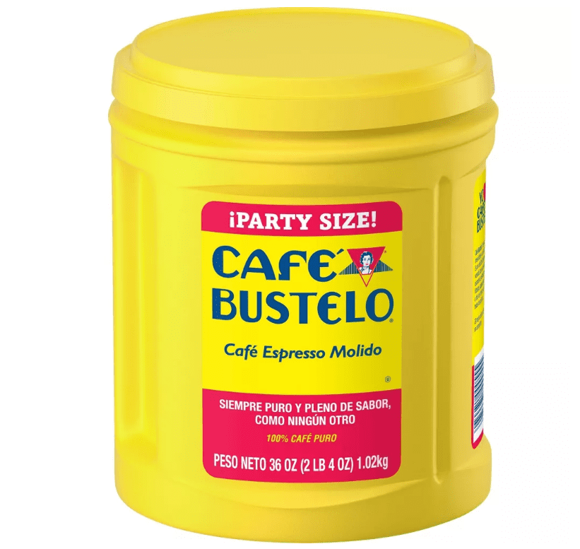 Cafe Bustelo Espresso Dark Roast Ground Coffee, 36oz