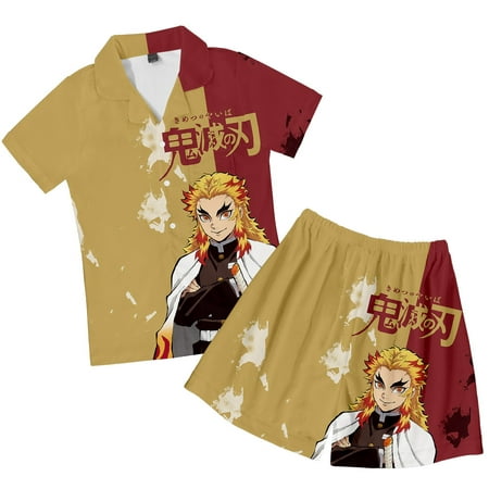 

3D Printing Anime Demon Slayer Costume Pajamas Hot Comic Kimetsu No Yaiba Kids Home Wear Women Men Boys Girls Pajamas