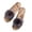 A-Grey629, variant on Womens Slide Sandals Pom Pom Decor Soft Sole Flat Slippers Casual Comfortable Indoor House Shoes