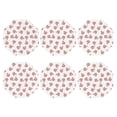 thumbnail image 2 of Fuzoiu Red Fox Print Leather Coasters Set,Drink Coasters Set of 6,for Tabletop Protection, Durable PVC Coasters,Home Décor and Housewarming Gift,Octagon, 2 of 7