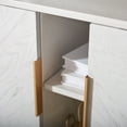 thumbnail image 6 of SAFAVIEH Ligia Contemporary White Washed Media Console (51.1 in. W x 15.8 in. D x 29.3 in. H), 6 of 16