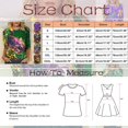 thumbnail image 3 of PMUYBHF T-Shirt Mode Décontracté Col Rond Carnaval Imprimé 3D Manches Sept Quarts pour Femmes 2583 m, 3 of 5