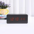 thumbnail image 2 of Balems Wooden Alarm Clock LED Displays Function Advanced Alarm Fashion Simple Style, 2 of 6