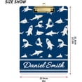 thumbnail image 3 of FMSHPON Sharks Clipboard Hardboard Wood Nursing Clip Board and Pull for Standard A4 Letter 13x9 inches, 3 of 8