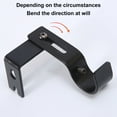 thumbnail image 3 of Mdesiwst 1 Set Curtain Rod Bracket High Hardness Strong Load-bearing Easy to Install Iron Window Drapes Pole Hook Bracket Home Supplies, 3 of 7