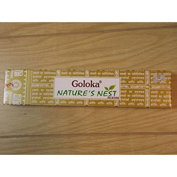 Goloka Incense Sticks Nature's Nest 2 Packs of 15 Grams