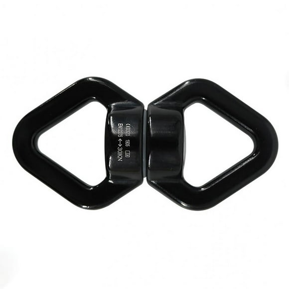 Hamaca giratoria de aluminio Yuarrent con dispositivo giratorio 360 grados negro OD022227-01