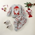 thumbnail image 5 of KYAIGUO Boys Girls Christmas Pullover Sweatshirt + Sweatpants 2 PCS Outfit Breathable Cotton Pjs Kids Holiday Clothes for Toddler 6m-4y, 5 of 9