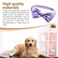 thumbnail image 4 of Greeniant pajarita cuello moda correas para mascotas accesorios decoración Push-pull cinta para cachorros gatos púrpura punto blanco punto blanco morado 20Conjunto, 4 of 6