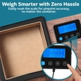 thumbnail image 3 of Smart Weigh Digital Postal Shipping Scale, 220 lb Capacity, 0.1 oz Readability, Hold & Tare Function, Includes Batteries & USB-C, 3 of 7